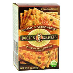 BettyMills Pumpkin Seed Cheddar Flatbread Dr Kracker 66632