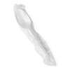 Plastic Spoon, Polypropylene, Medium-Weight, White, Individually-Wrapped, 5.5